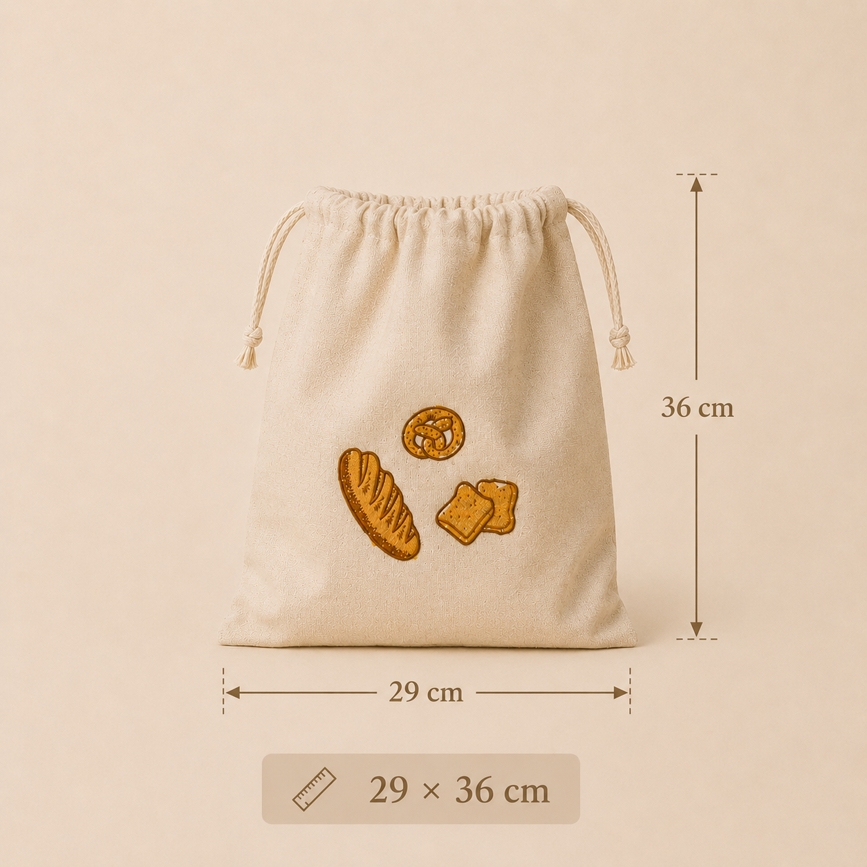 Sac à pain en lin — La Huche