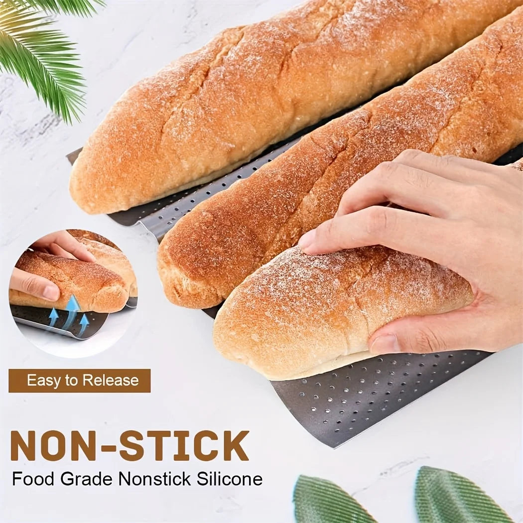 Moule à baguette perforé antiadhésif