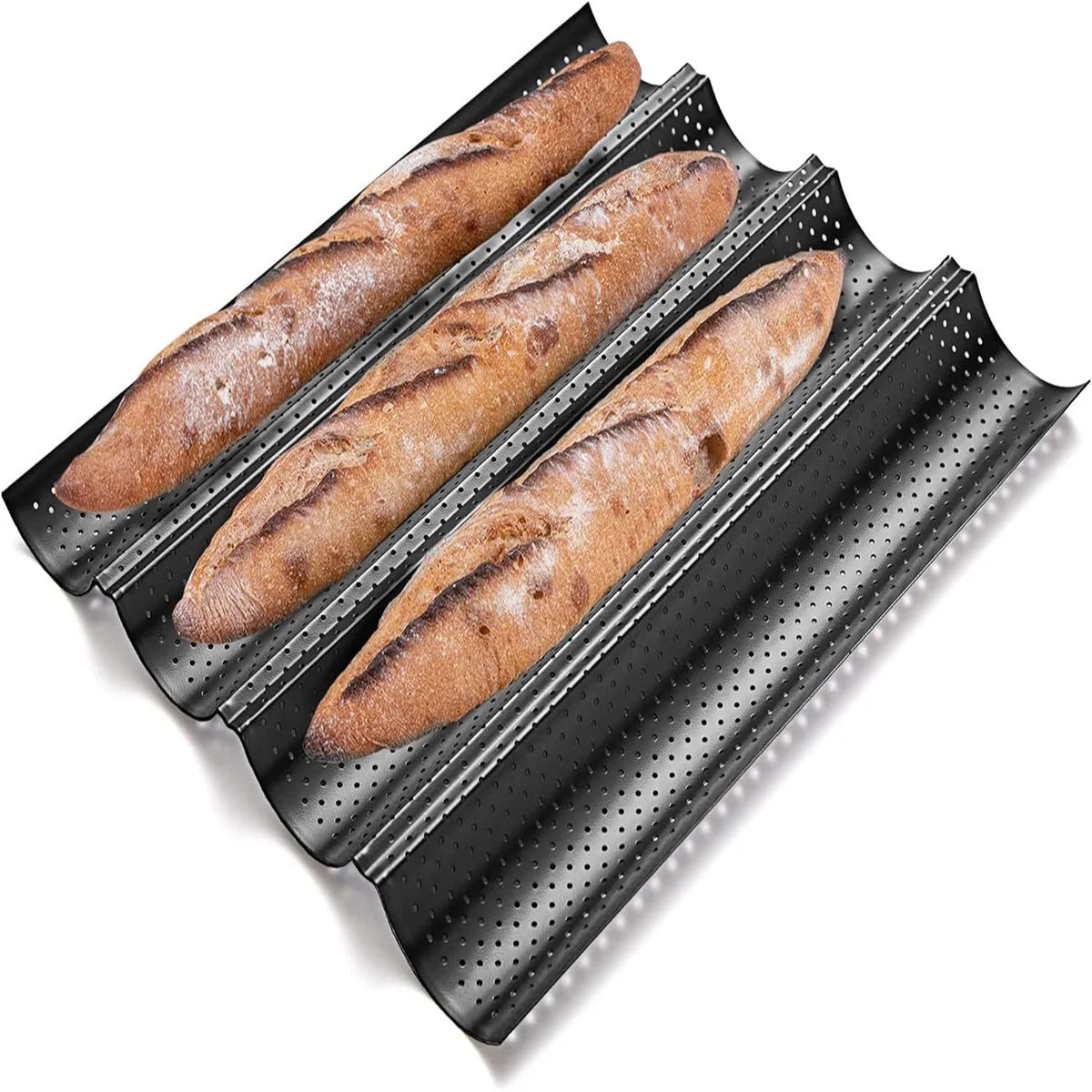 Moule à baguette perforé antiadhésif