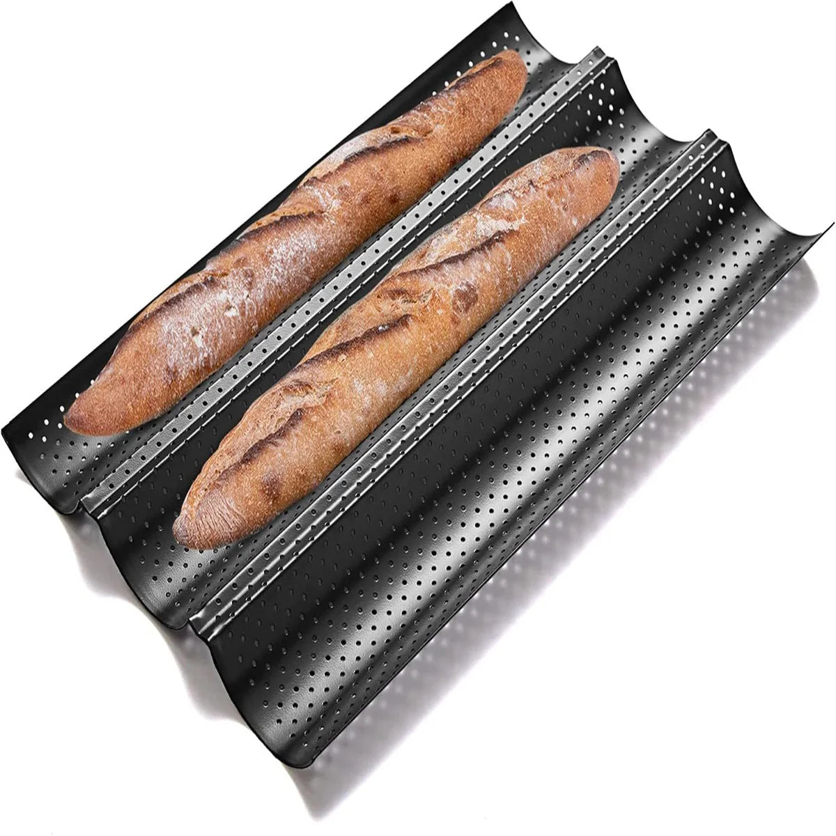 Moule à baguette perforé antiadhésif